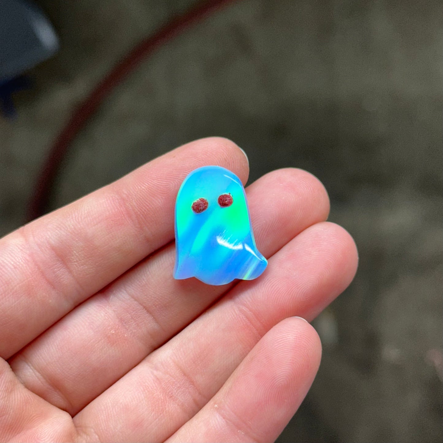 Spooky Blue Ghost